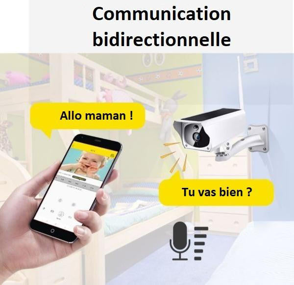 Caméra De Surveillance Sans Fil Solaire CameSafe™