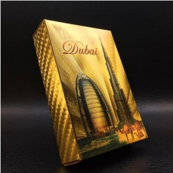 Cartes à Jouer Luxe en Feuille d'Or 24K
