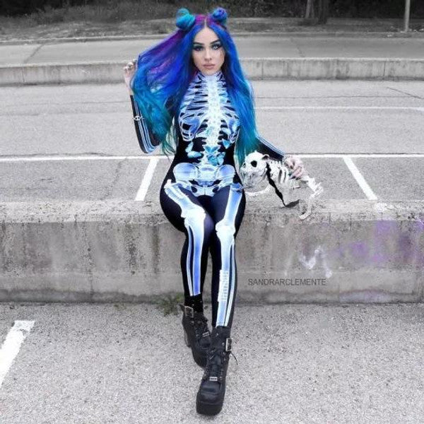 Costume Squelette pour Halloween - Déguisement