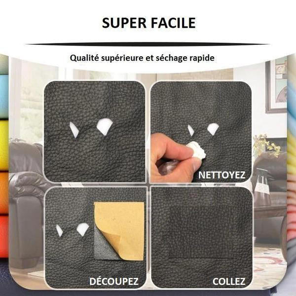 Cuir Autocollant Pour Réparation Canapé et Voiture