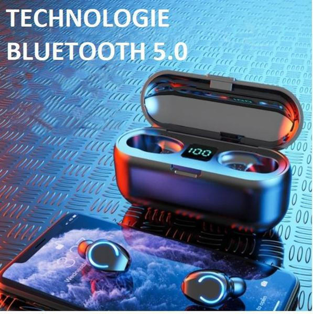 Écouteurs Sans Fil Bluetooth - HeadsTech