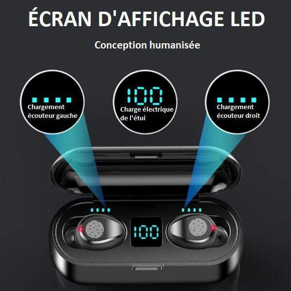 Écouteurs Sans Fil Bluetooth - HeadsTech