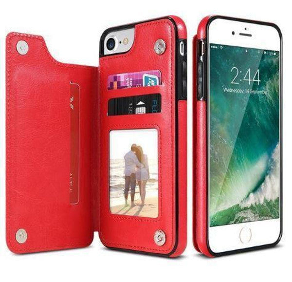 Etui En Cuir De Luxe Pour I-Phone Multi-Usage