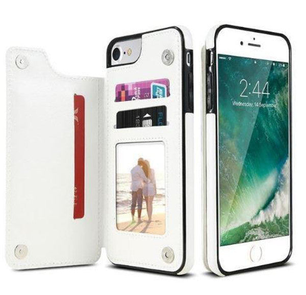 Etui En Cuir De Luxe Pour I-Phone Multi-Usage