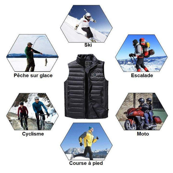 Gilet Chauffant Electrique