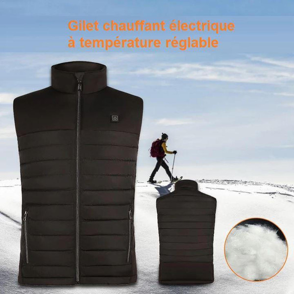 Gilet Chauffant Electrique