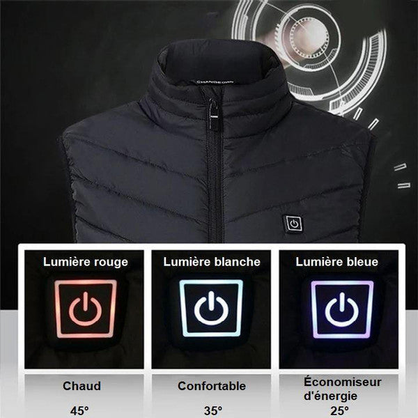 Gilet Chauffant Electrique