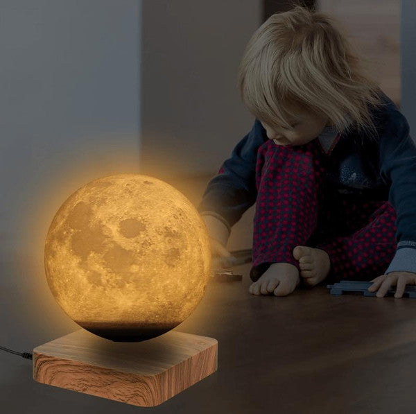 Lampe Lunaire Lumineuse en Lévitation Magnétique