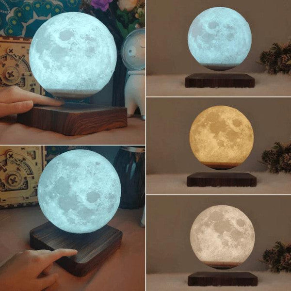Lampe Lunaire Lumineuse en Lévitation Magnétique