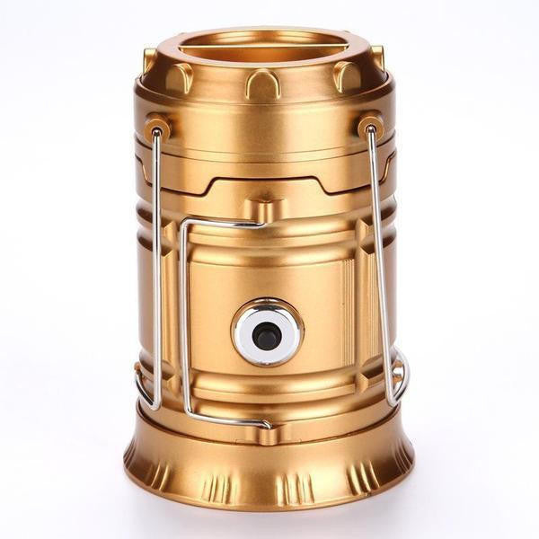 Lanterne De Camping 3-en-1 - Lampe De Poche LED Effet Flamme