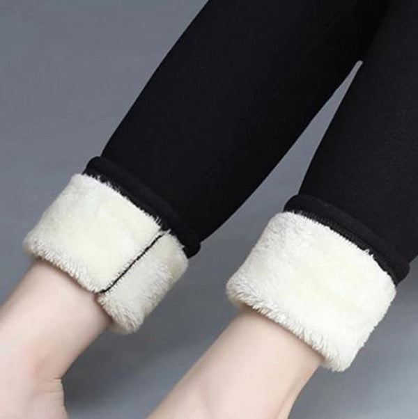 Legging en laine Polaire Femme pour Hiver