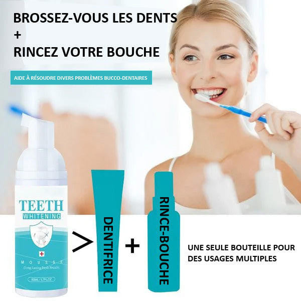 Mousse Blanchiment Dentaire - WhiteCare™