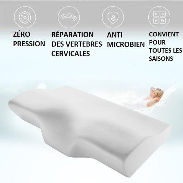 Oreiller Orthopédique à Mémoire De Forme