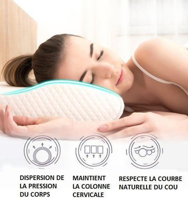 Oreiller Orthopédique à Mémoire De Forme
