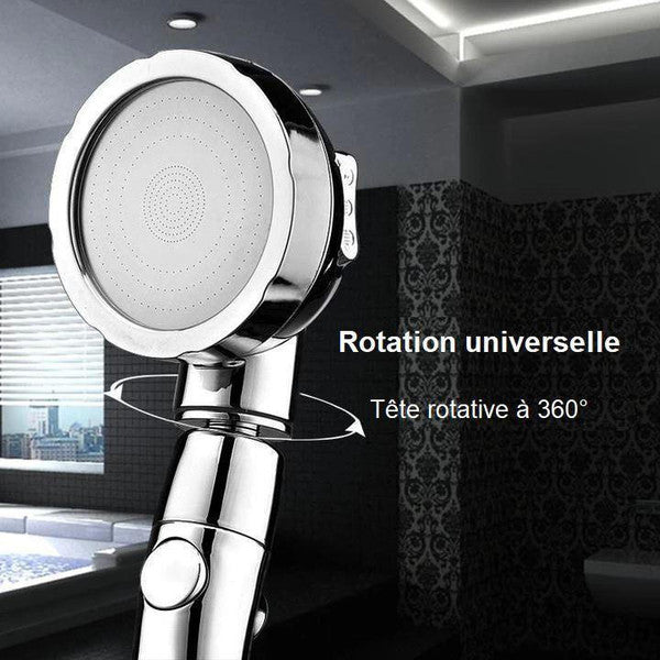 Pommeau De Douche Haute Pression 3-en-1