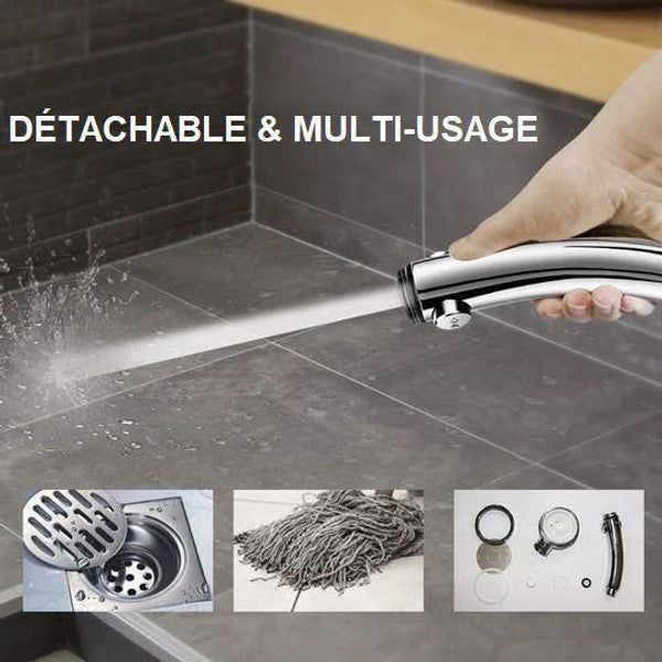 Pommeau De Douche Haute Pression 3-en-1
