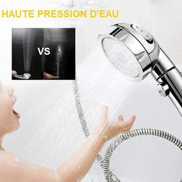 Pommeau De Douche Haute Pression 3-en-1