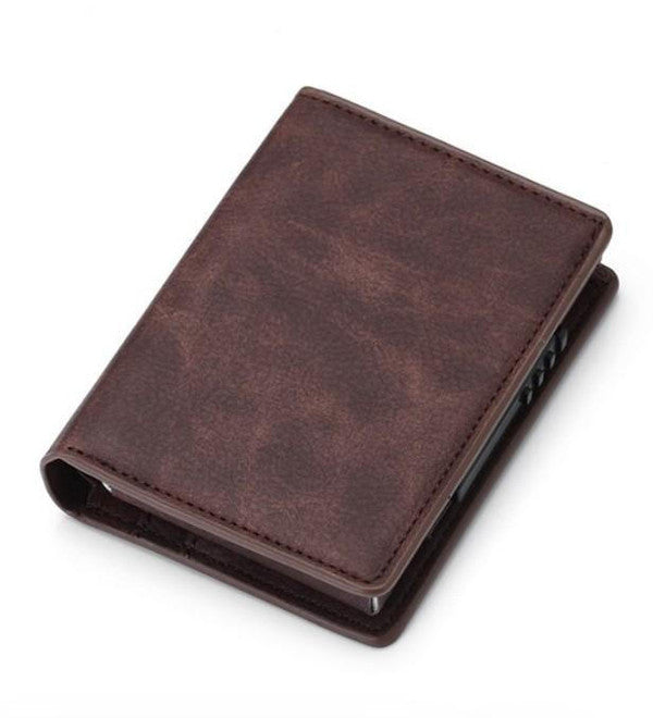 Portefeuille Anti Rfid En Cuir
