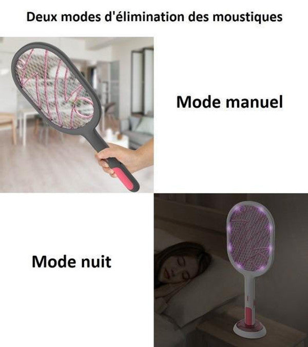 Raquette Anti-moustiques Rechargeable