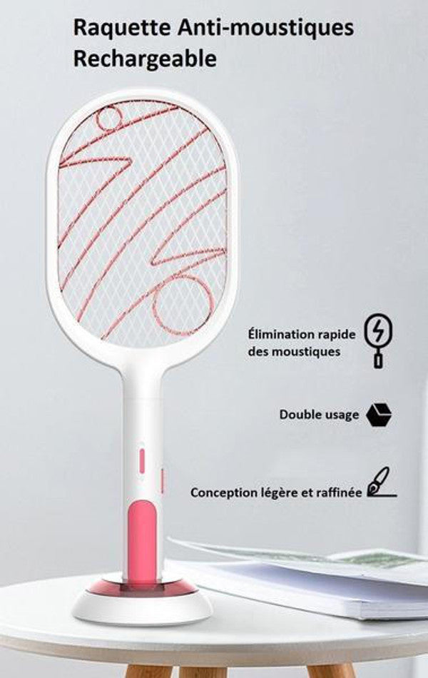Raquette Anti-moustiques Rechargeable