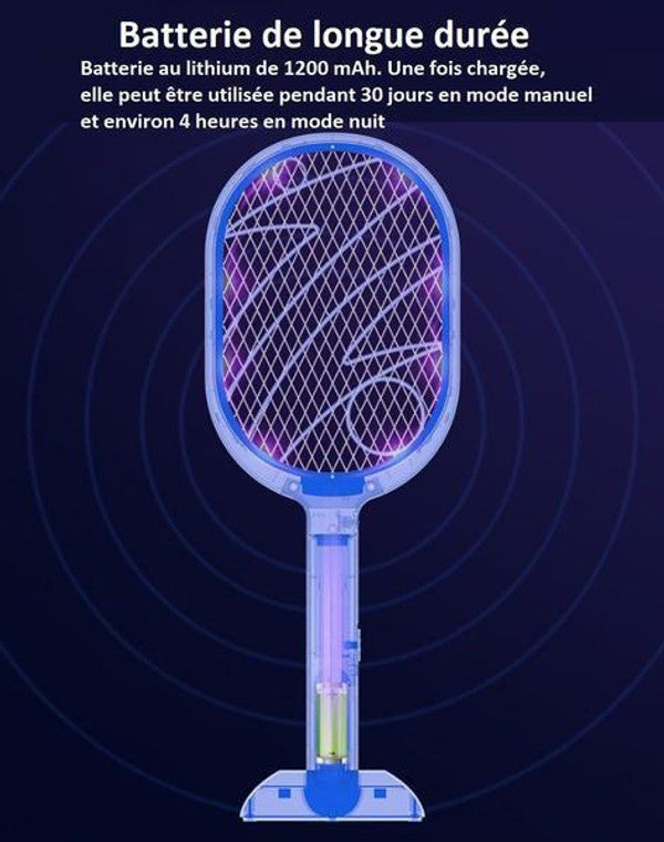 Raquette Anti-moustiques Rechargeable