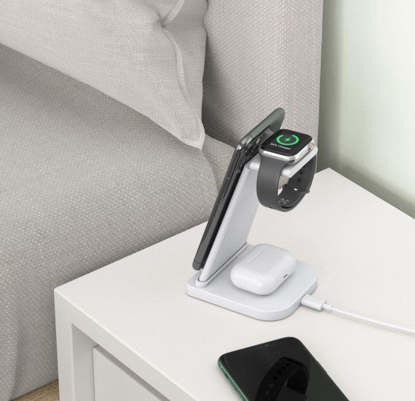 Socle De Chargement Sans Fil 3-en-1