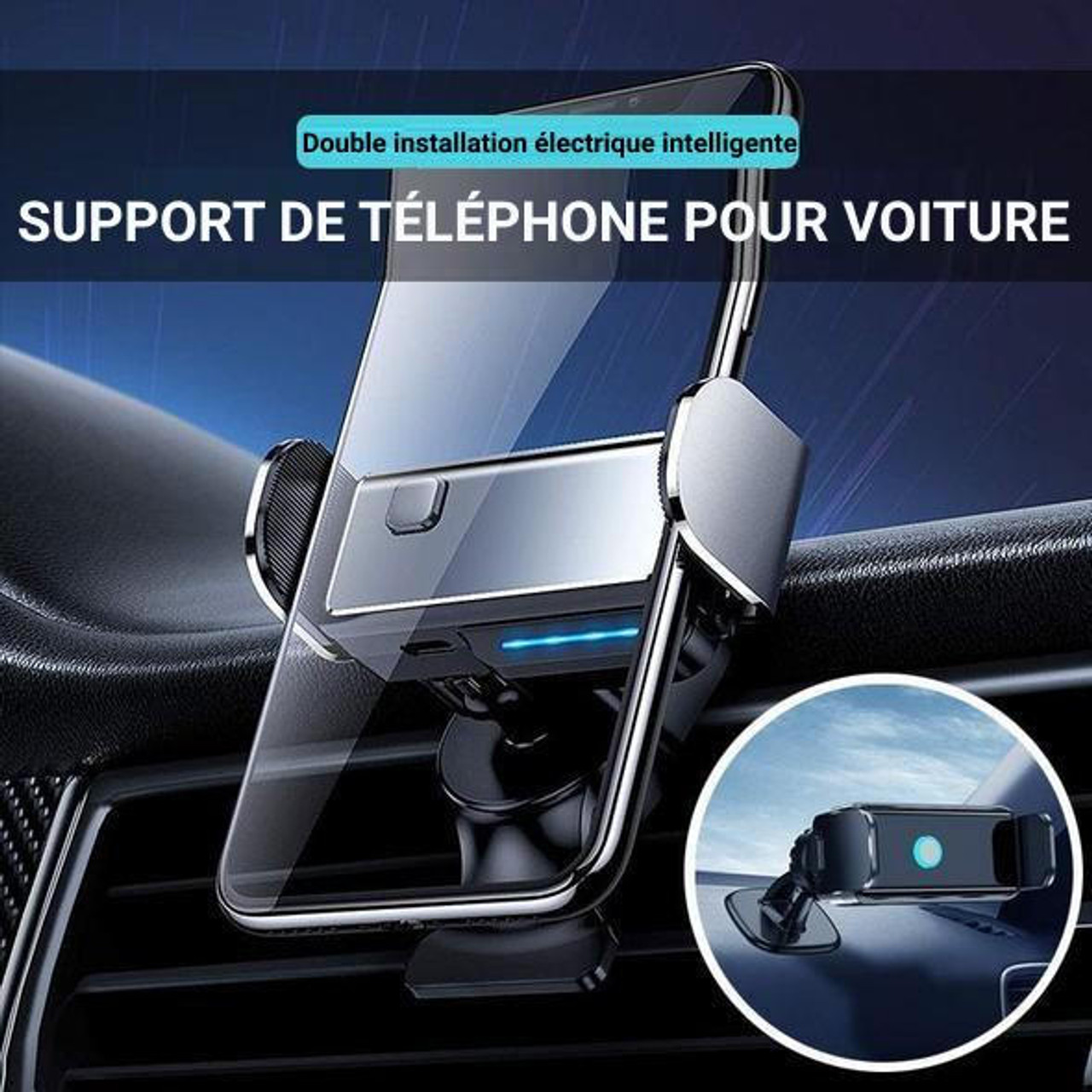Support De Téléphone à Verrouillage Automatique