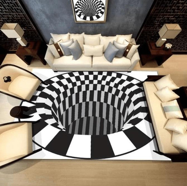 Tapis Vortex Illusion 3D