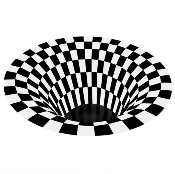 Tapis Vortex Illusion 3D