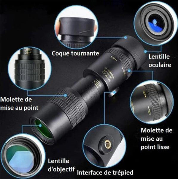 Télescope Monoculaire étanche à très haute définition