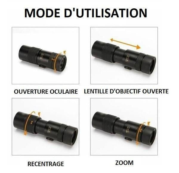 Télescope Monoculaire étanche à très haute définition
