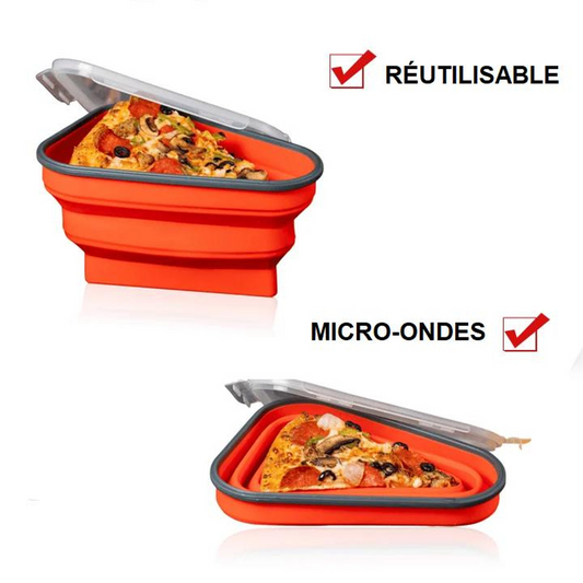 Boîte à Pizza Réutilisable - Récipient Pliable