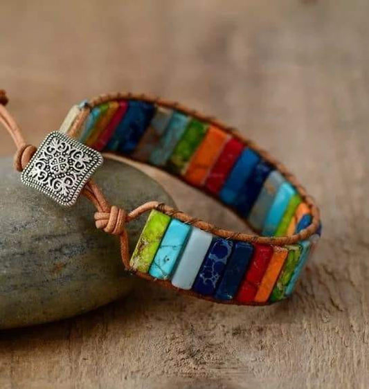 Bracelet de Positivité Rempli de Couleurs