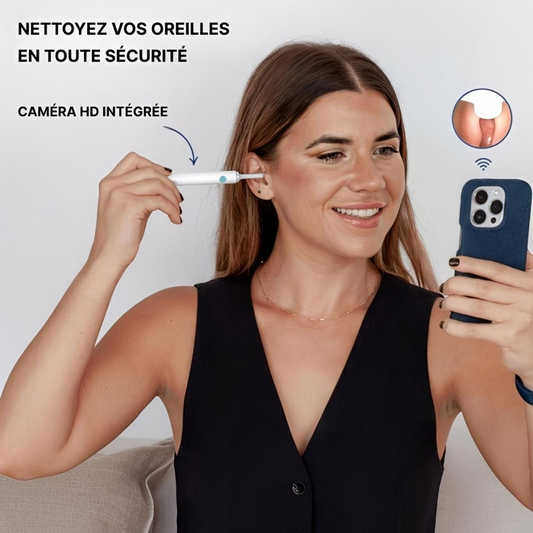 Cure Oreille Avec Caméra Réutilisable
