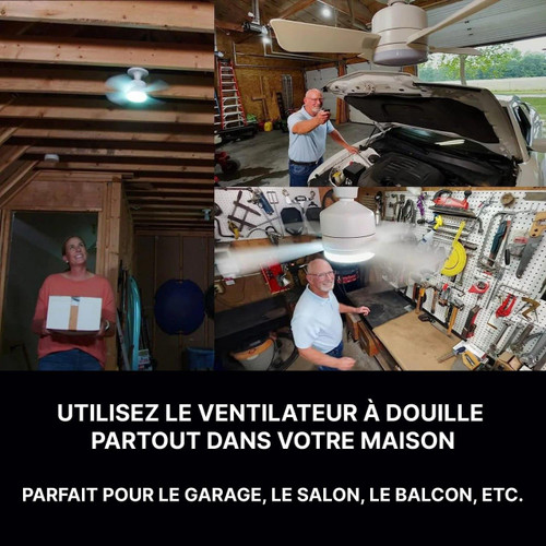 Ventilateur De Plafond Avec Lumière Led Et Télécommande