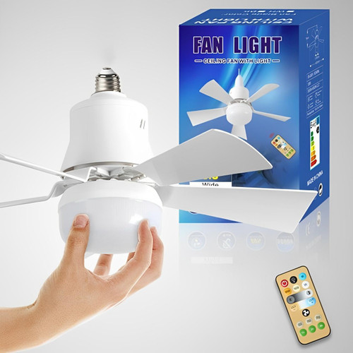 Ventilateur De Plafond Avec Lumière Led Et Télécommande