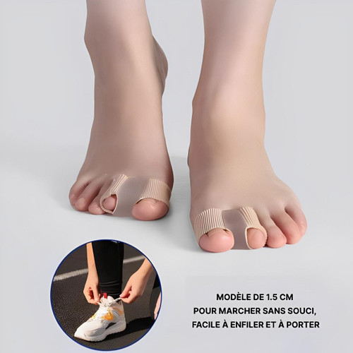 Séparateur d'Orteils Correcteur Hallux Valgus (lot de 2)