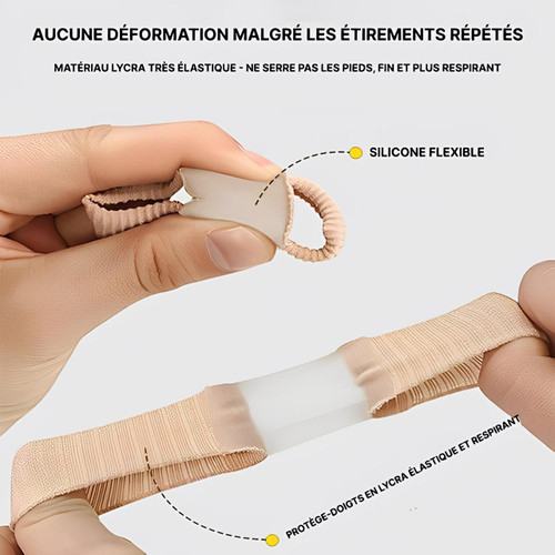 Séparateur d'Orteils Correcteur Hallux Valgus (lot de 2)