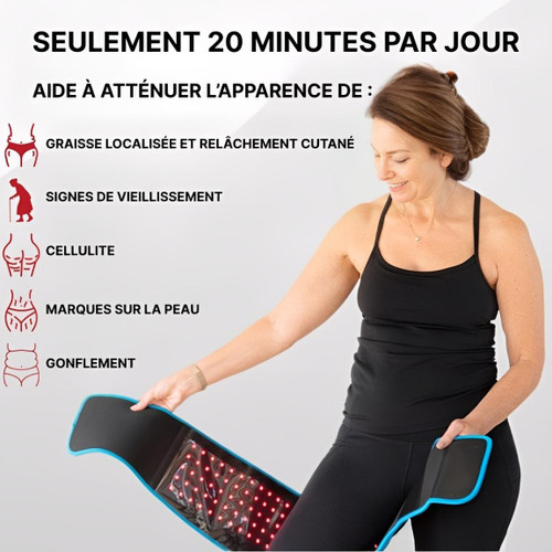 Ceinture Amincissante Luminothérapie LED