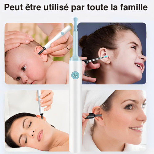 Cure Oreille Avec Caméra Réutilisable