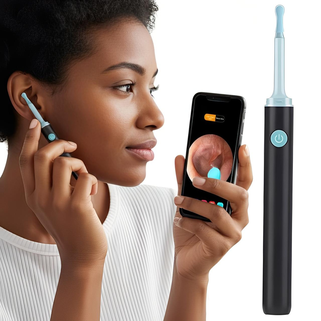 Cure Oreille Avec Caméra Réutilisable