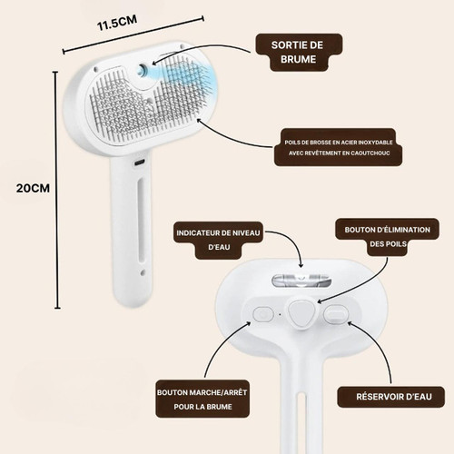 Brosse Carde - Toilettage Pour Chien Et Chat