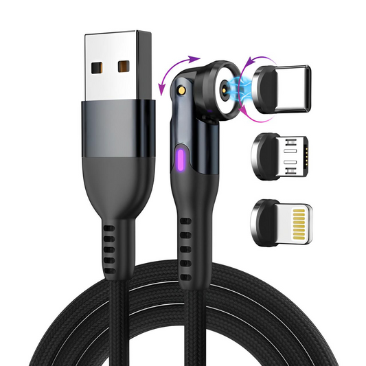 Câble Chargeur USB C - Lightning - Micro USB - 3-en-1