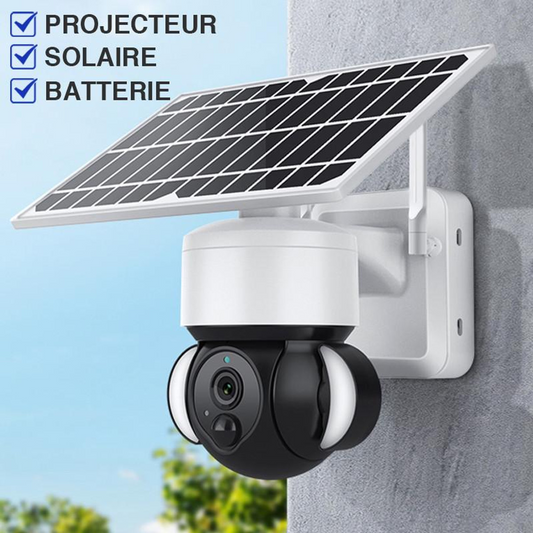 Caméra De Surveillance Extérieure Sans Fil Solaire