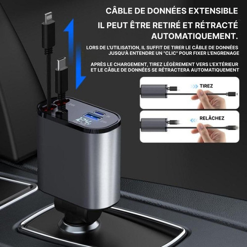 Chargeur Téléphone Pour Voiture