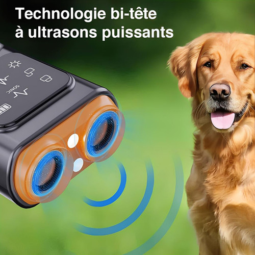 Boitier Ultrasons Anti Aboiements Pour Chien