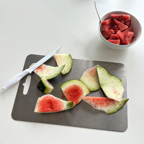 Planche À Découper Professionnelle En Inox