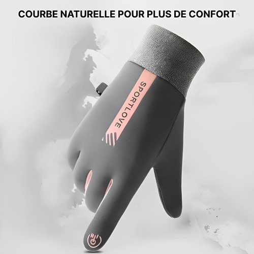 Gants Hiver Thermiques Anti Froid Imperméables Pour Écran Tactile
