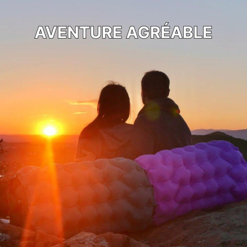 Matelas Gonflable Avec Oreiller Intégré