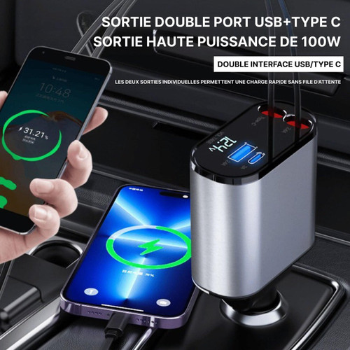 Chargeur Téléphone Pour Voiture